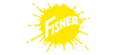 Yellow Fisher Logo